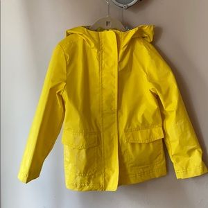 Gap yellow kids raincoat